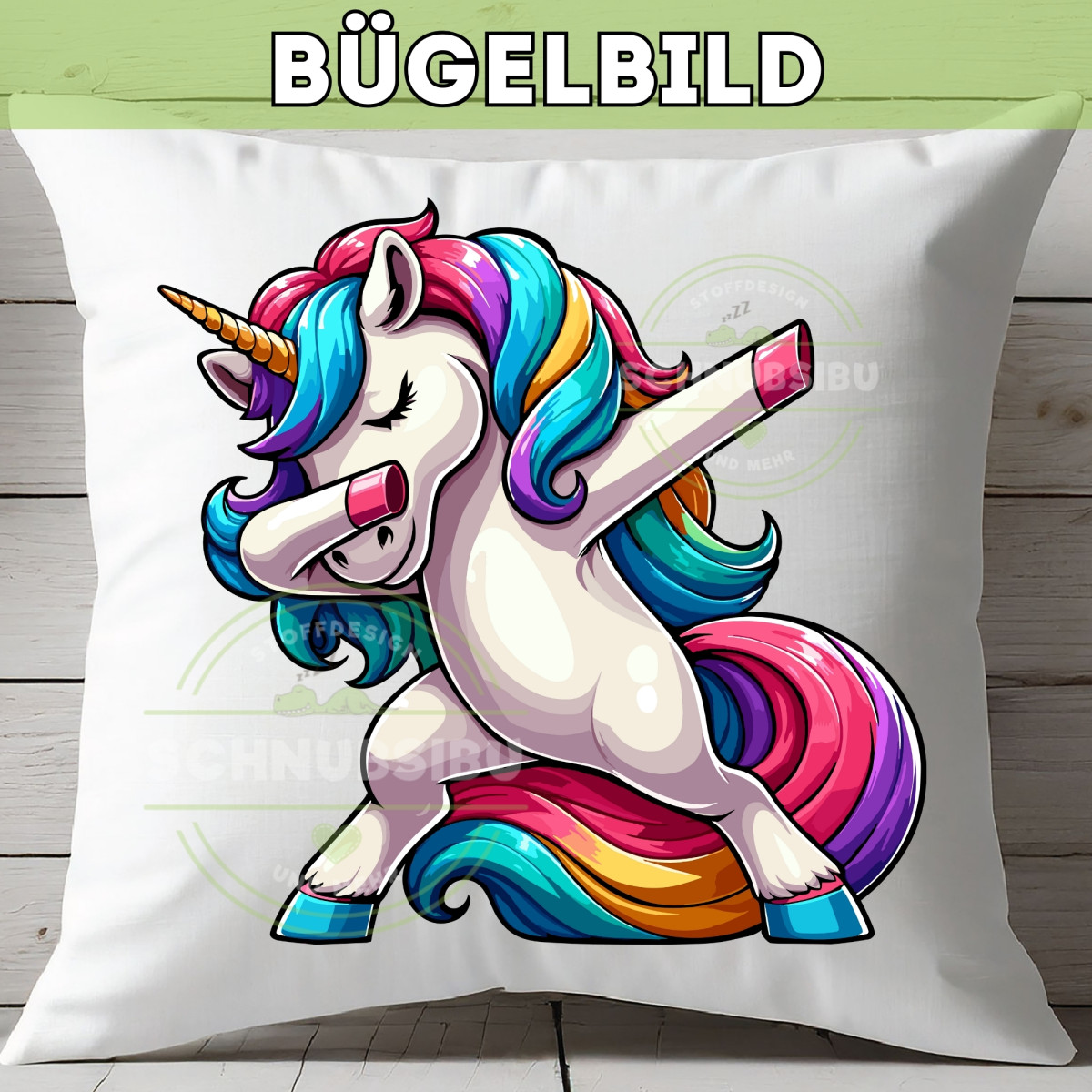 Bügelbild Einhorn Nr. 2